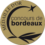 vin rouge médaille or Bordeaux